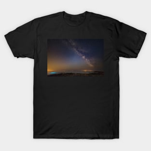 Bioluminescent plankton at Port Eynon Bay, Gower T-Shirt